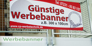 Werbebanner drucken