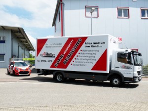 Beschriftung LKW