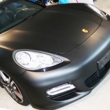 Porsche schwarz matt