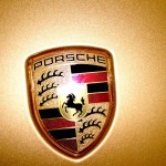 Goldener Porsche