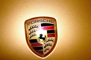 Goldener Porsche