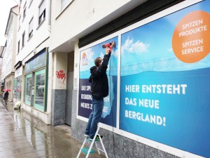 Beschriften Fenster Stuttgart