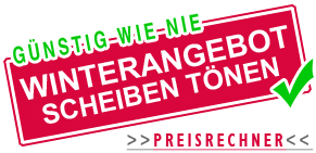 Winterangebot Scheiben tönen